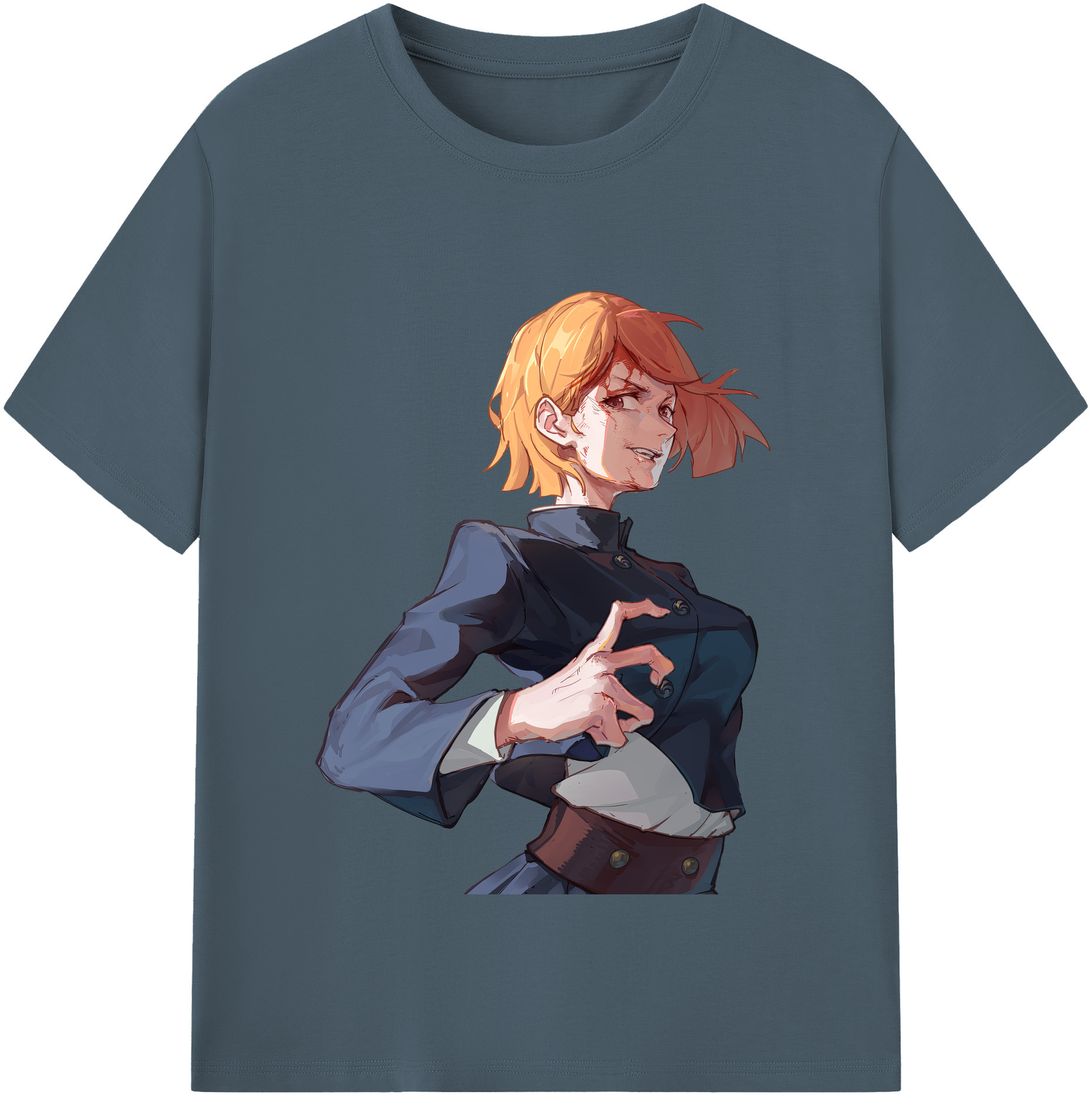 （画像用） 呪術廻戦 Jujutsu Kaisen 綿100％半袖Tシャツ（フロントプリント）